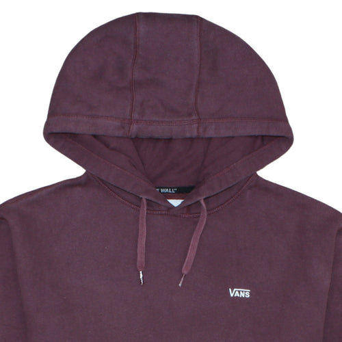 Vans Men’s Brown Pullover Hoodie Size L Fleece Regular Fit