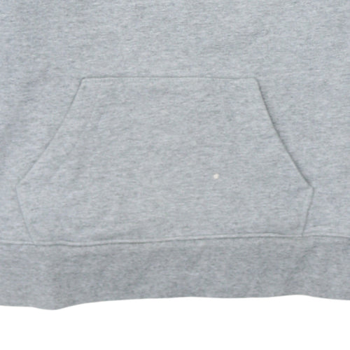 Levi's Men's Grey Pullover Hoodie Medium Logo Fleece Jumper