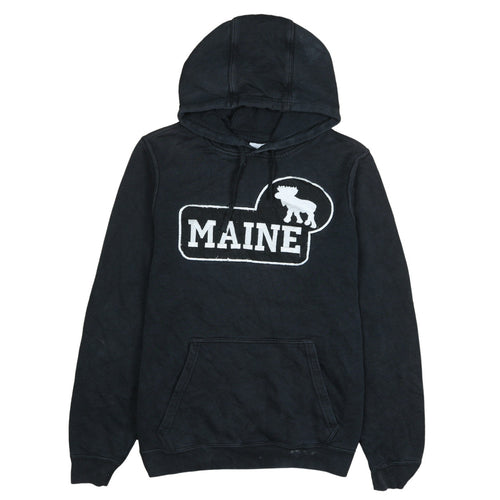Avalex Sportline Men's Black Small Pullover Hoodie MAINE Graphic