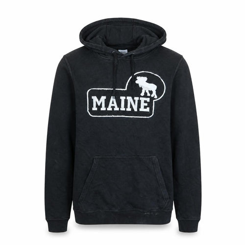 Avalex Sportline Men's Black Small Pullover Hoodie MAINE Graphic