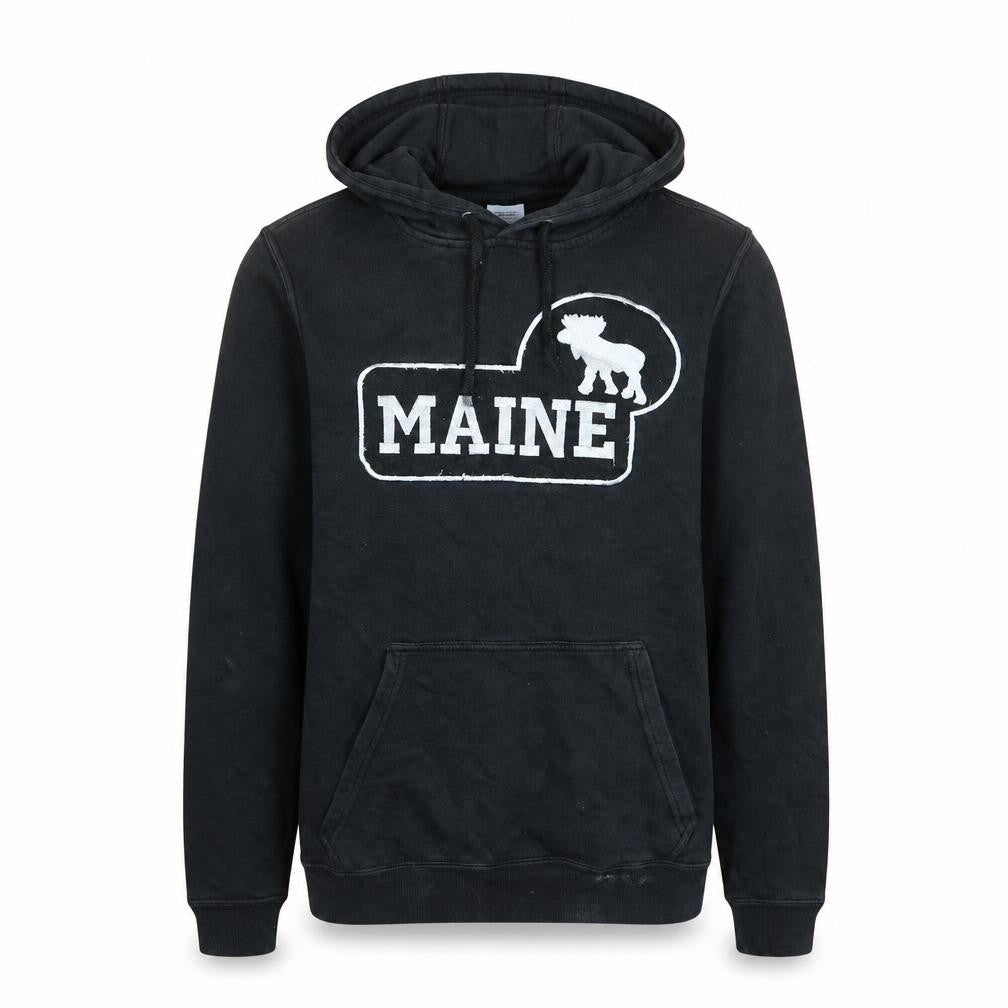 Avalex Sportline Men's Black Small Pullover Hoodie MAINE Graphic