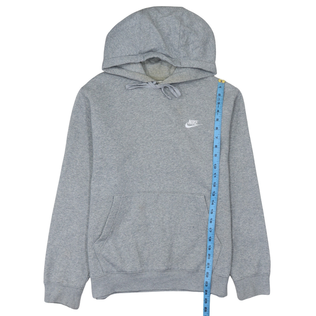 Nike Men's Grey Pullover Hoodie Small Regular Fit Fleece Sportswear