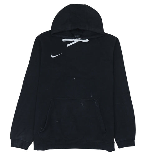 Nike Men's Black Pullover Hoodie L Sports Fleece Sweatshirt