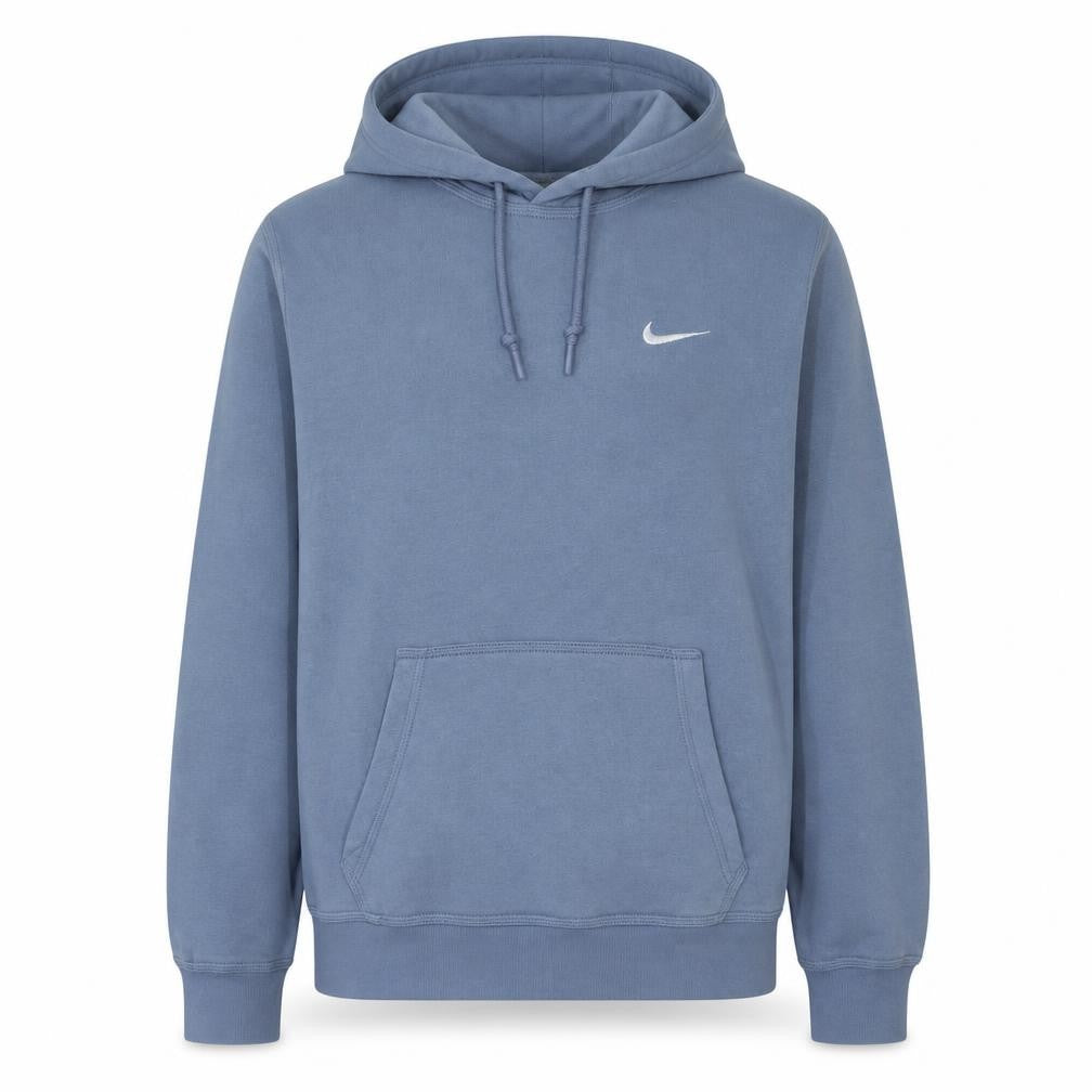 Nike Men's Blue Pullover Hoodie S Regular Fit Fleece Sportswear