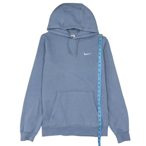 Nike Men's Blue Pullover Hoodie S Regular Fit Fleece Sportswear