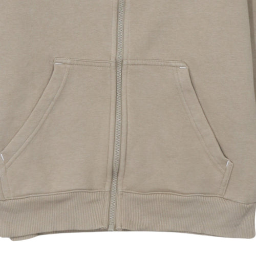 Adidas Men’s Beige Full Zip Hoodie XS Sports Fleece Sweatshirt