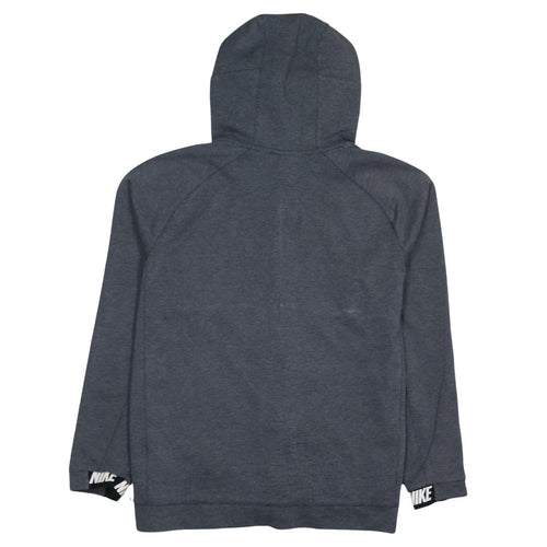 Nike Men’s Grey Full Zip Hoodie L Sportswear Sweatshirt