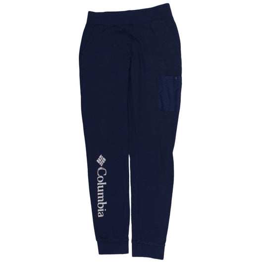 Columbia Boys Navy Blue Jogger Sweatpants L Elastic Waist Pockets