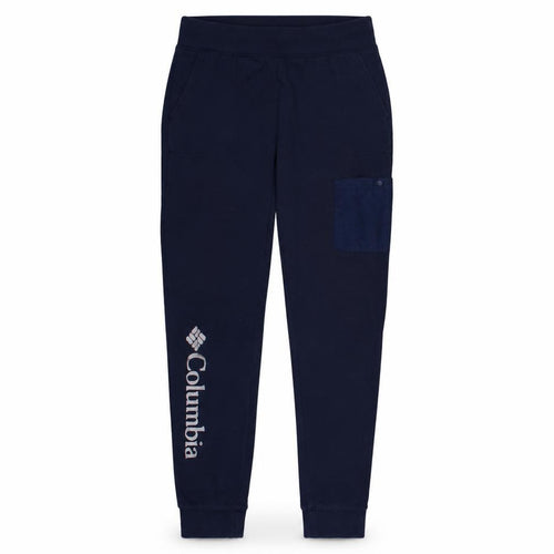 Columbia Boys Navy Blue Jogger Sweatpants L Elastic Waist Pockets