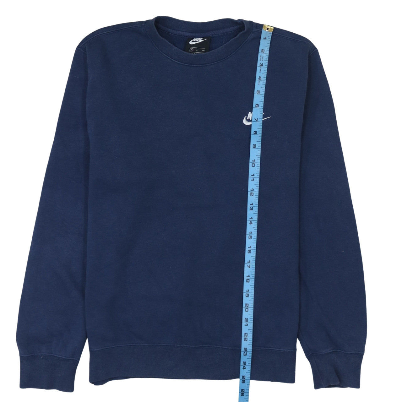 Nike Men's Blue Small Crew Neck Pullover Sweatshirt