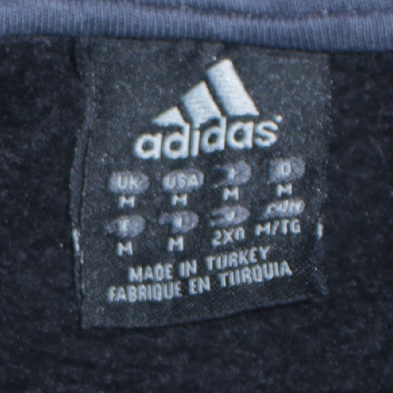 Adidas Mens Black Pullover Hoodie M Sports Fleece Sweatshirt