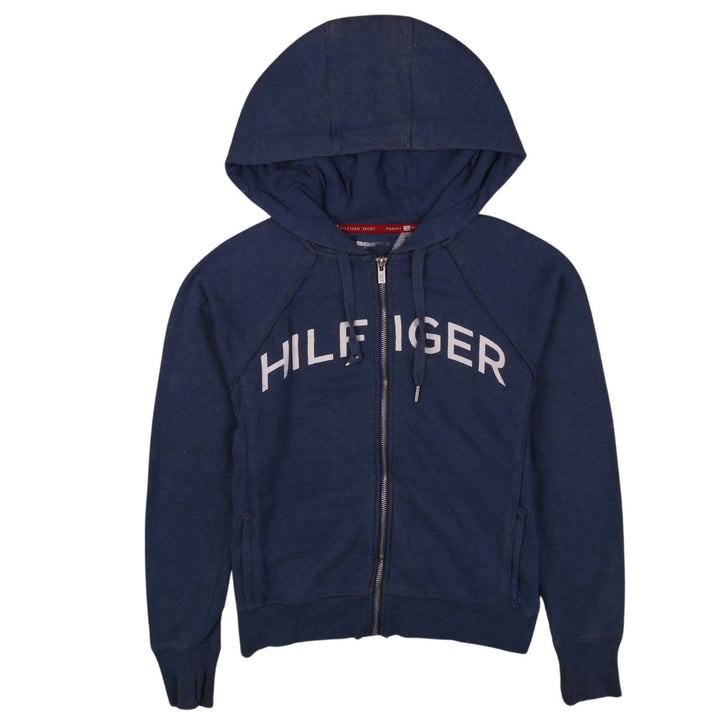 Tommy Hilfiger Men’s Blue Full Zip Hoodie XS Sport Logo