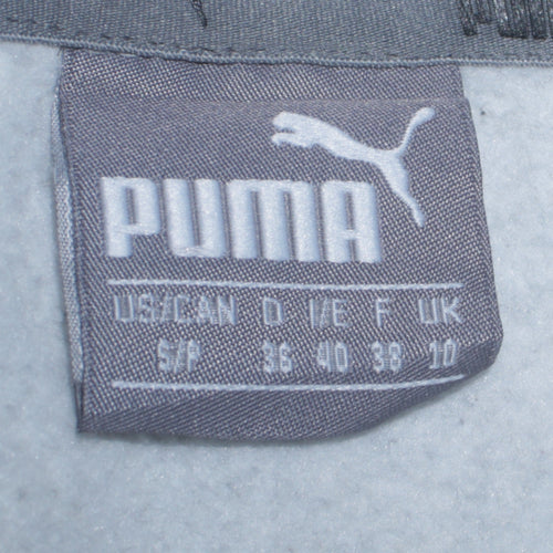 Puma Women's Grey Hoodie Size 10 Pullover Classic Logo Sweatshirt