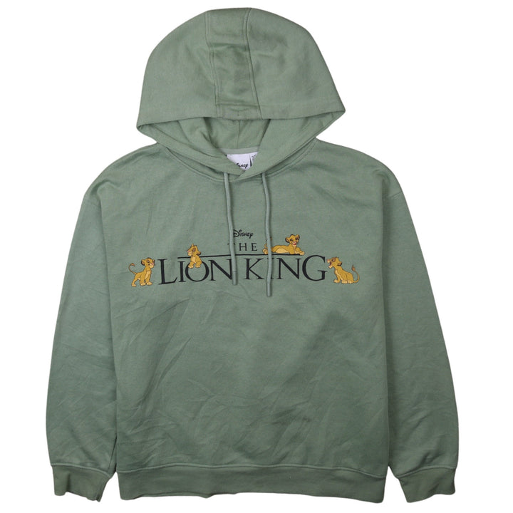 Disney Women Green Lion King Pullover Hoodie Size L