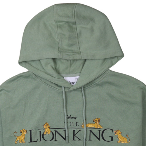 Disney Women Green Lion King Pullover Hoodie Size L