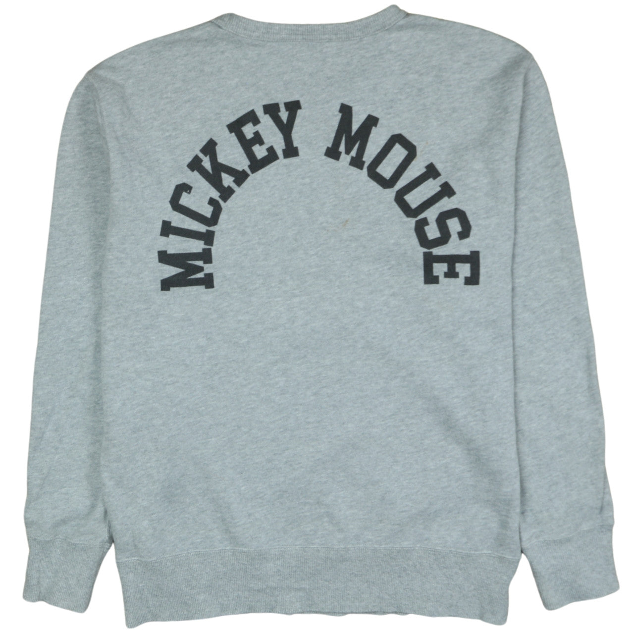 Uniqlo Disney Mickey Mouse Grey Sweatshirt Men M Crew Neck Pullover