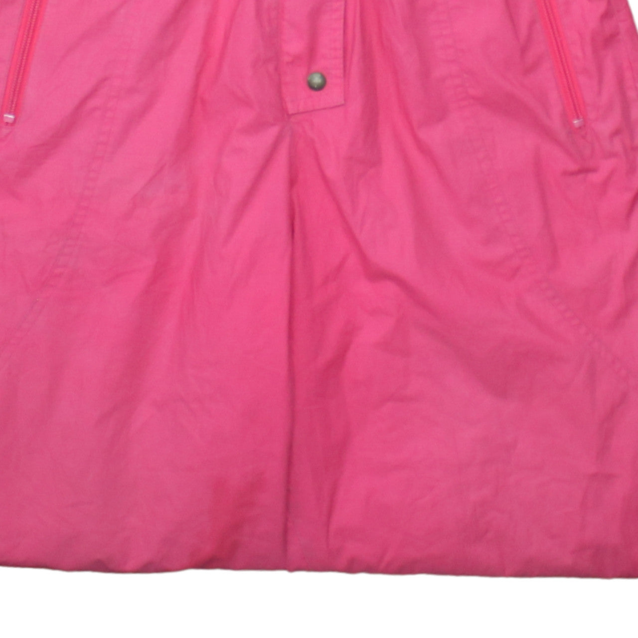 Adidas Women's Pink Long Rain Coat Size 10 Lightweight Retro