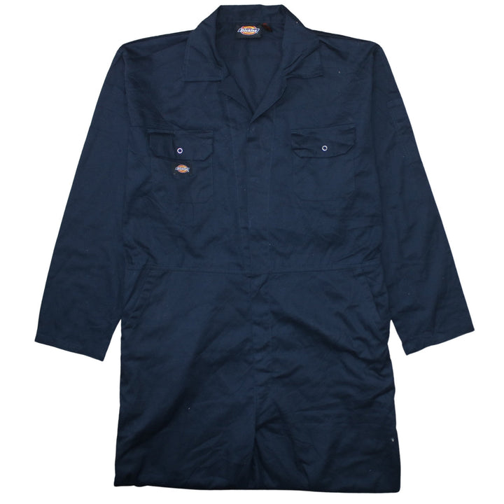 Dickies Men Blue L Workwear Twill Coat with Pockets