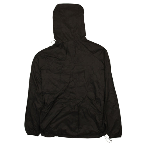 Nike Men's Black White Hooded Windbreaker Jacket Size L