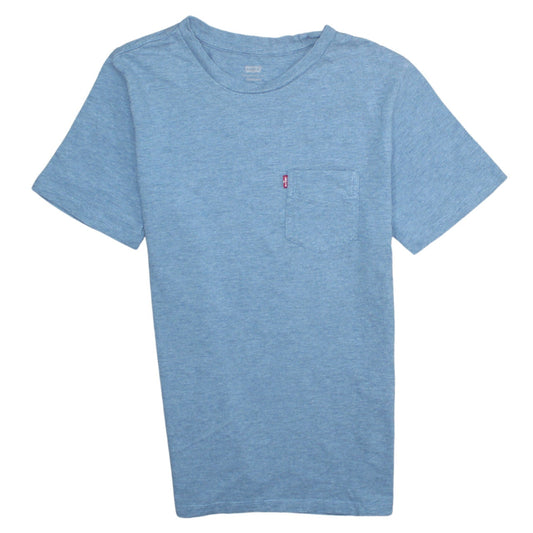 Levi's Men's Blue XS Classic Crew Neck Pocket T-Shirt