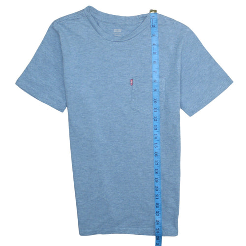 Levi's Men's Blue XS Classic Crew Neck Pocket T-Shirt