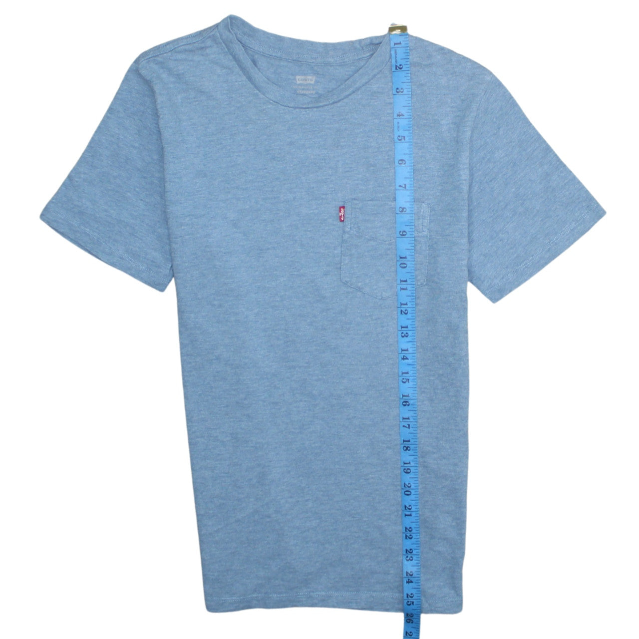 Levi's Men's Blue XS Classic Crew Neck Pocket T-Shirt