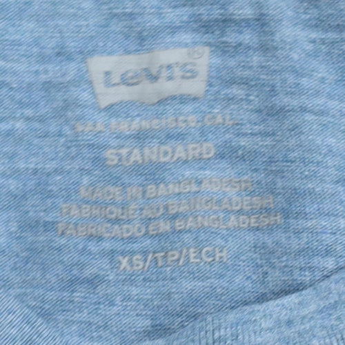 Levi's Men's Blue XS Classic Crew Neck Pocket T-Shirt