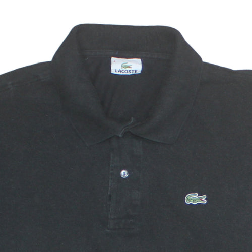 Lacoste Men's Black Regular Fit Polo Shirt Size XL Cotton