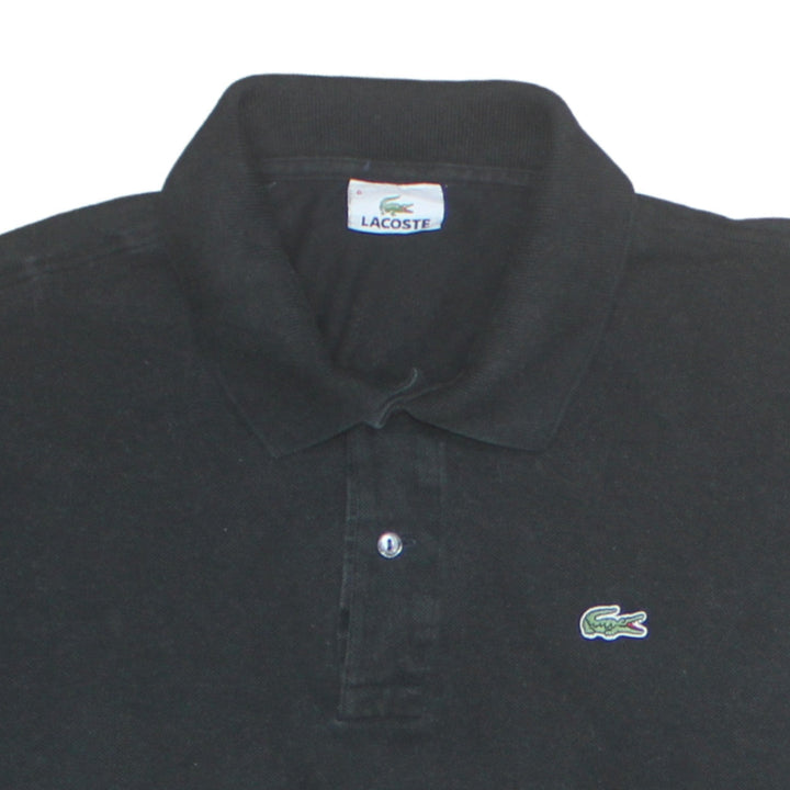 Lacoste Men's Black Regular Fit Polo Shirt Size XL Cotton