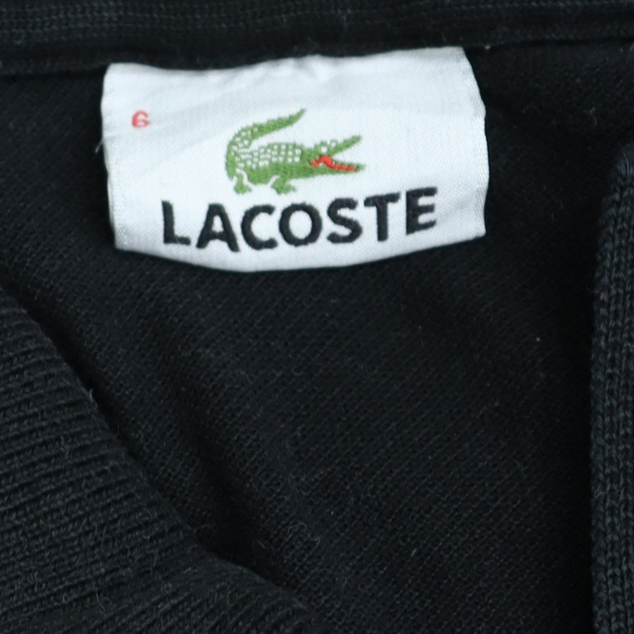 Lacoste Men's Black Regular Fit Polo Shirt Size XL Cotton