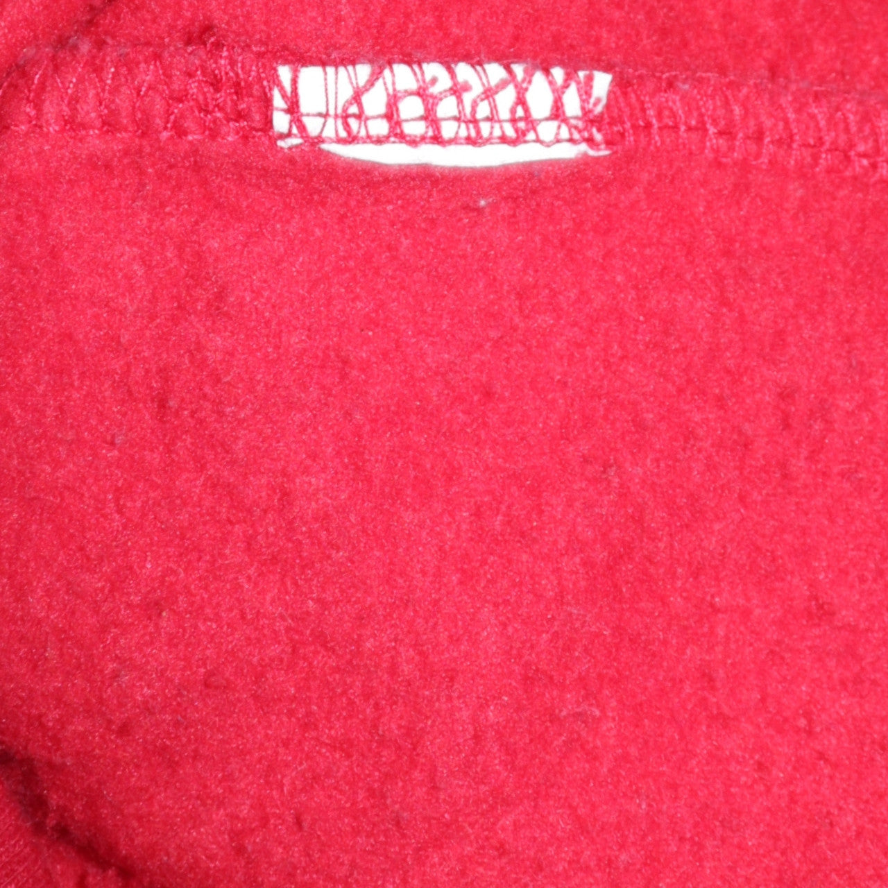 Disney Womens Red Mickey Mouse Pullover Sweatshirt Size 12/14