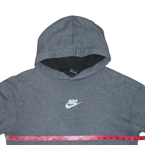 Nike Men's Grey Pullover Hoodie M Regular Fit Sportswear