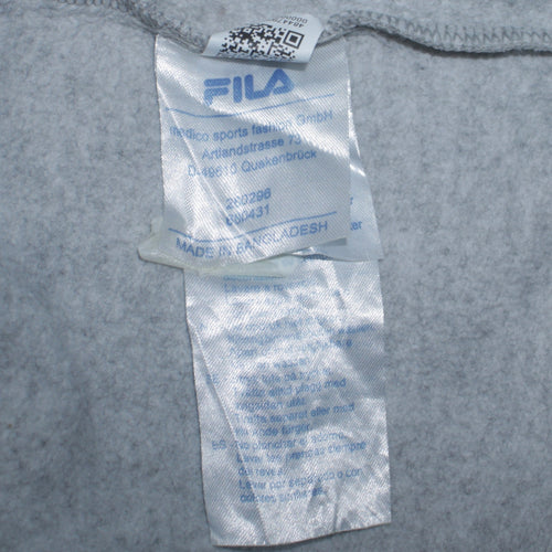 Fila Mens Grey Cotton Blend Logo Sweatshirt Size L