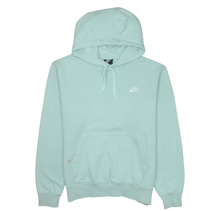 Nike Women’s Mint Green Pullover Hoodie Size S Cotton Blend
