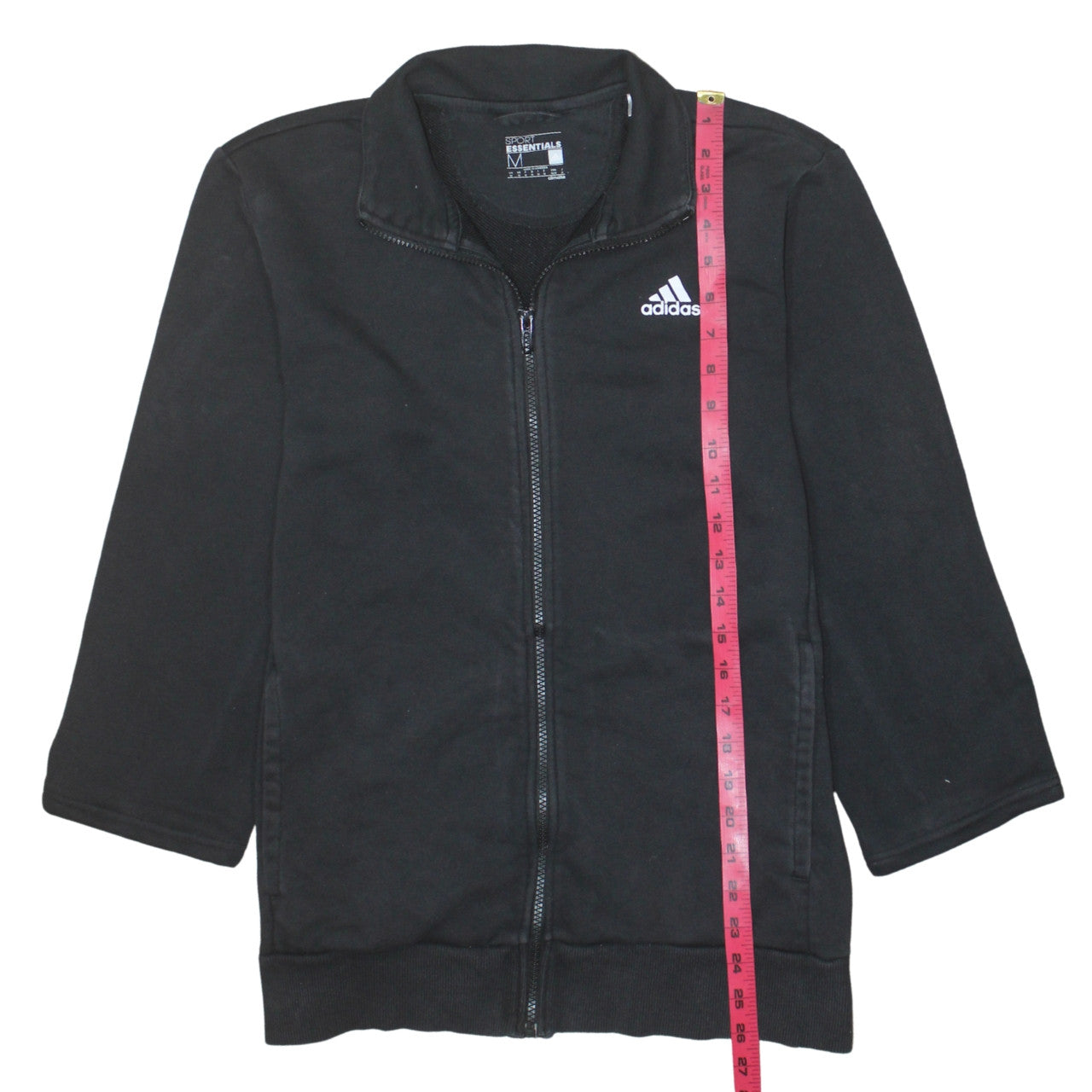adidas Men's Black Medium Sport Essentials Track Jacket