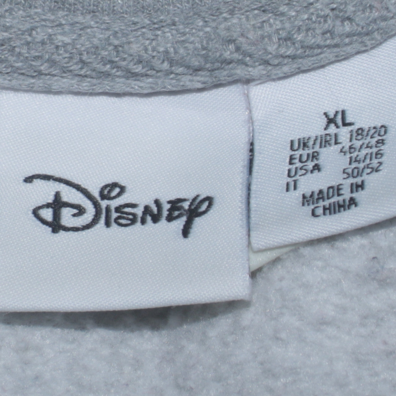 Disney Women Grey Minnie Mouse Pullover Sweatshirt XL