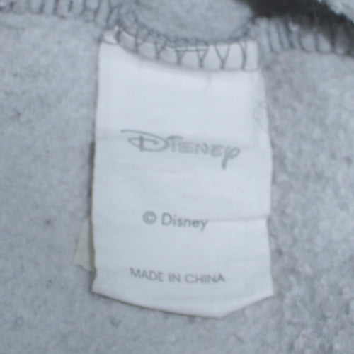 Disney Women Grey Minnie Mouse Pullover Sweatshirt XL