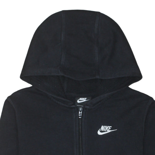 Nike Boys Black XL Full Zip Fleece Hoodie Sweatshirt