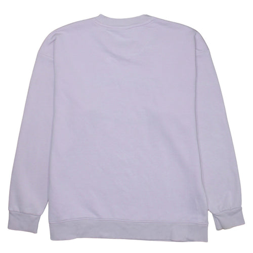 Adidas Women White Athletic League Sweatshirt UK 10 Crew Neck