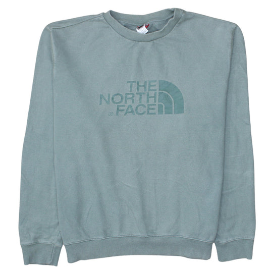 The North Face Men's Green Large Crew Neck Pullover Sweatshirt