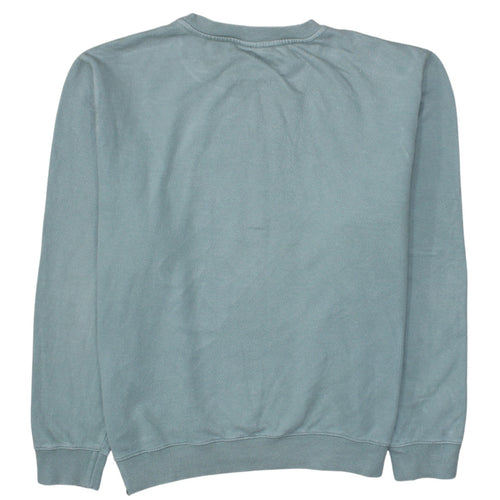 The North Face Men's Green Large Crew Neck Pullover Sweatshirt