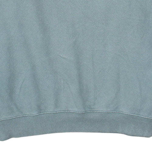 The North Face Men's Green Large Crew Neck Pullover Sweatshirt