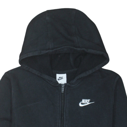 Nike Boys Black XL Full Zip Fleece Hoodie Sweatshirt