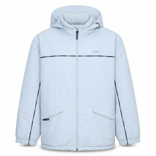 Quiksilver Men's Grey XL Hooded Puffer Jacket Winter Casual