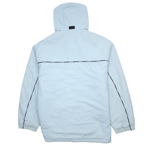 Quiksilver Men's Grey XL Hooded Puffer Jacket Winter Casual