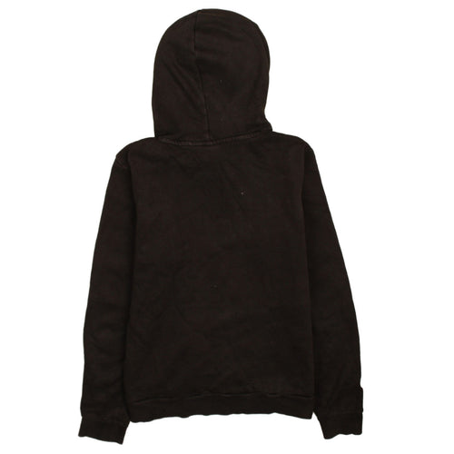 Puma Men's Black XS Pullover Hoodie with Logo Tape Sleeves