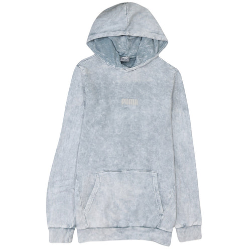 Puma Men's Grey Pullover Hoodie Size S Regular Fit Sportswear