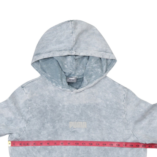 Puma Men's Grey Pullover Hoodie Size S Regular Fit Sportswear