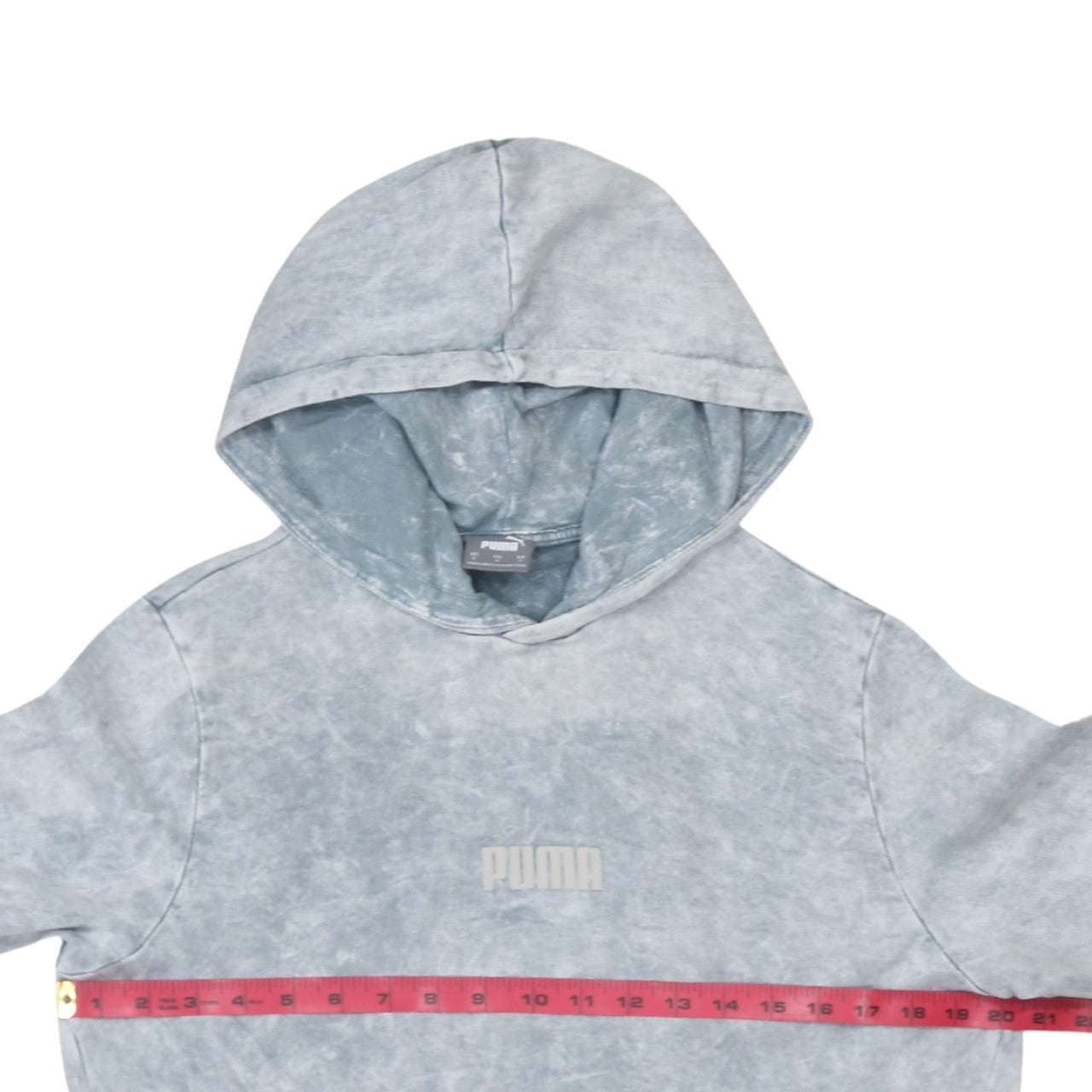 Puma Men's Grey Pullover Hoodie Size S Regular Fit Sportswear