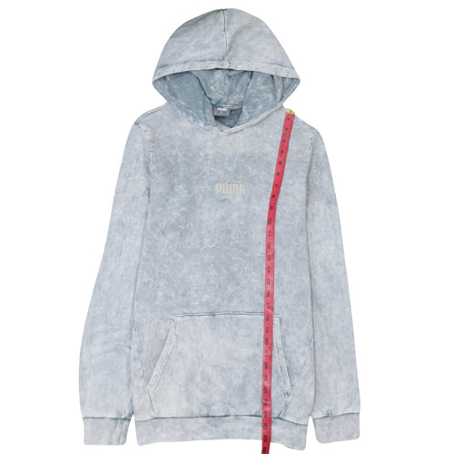 Puma Men's Grey Pullover Hoodie Size S Regular Fit Sportswear